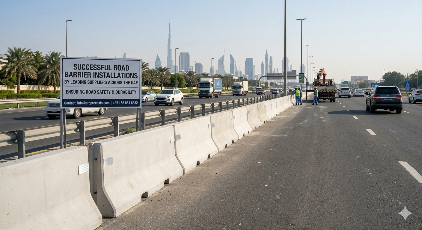 Successful Road Barrier Installations by Leading Suppliers Across the UAE