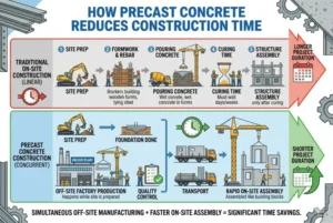 How Precast Concrete Reduces Construction Time