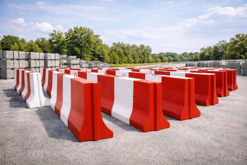 concrete road barrier