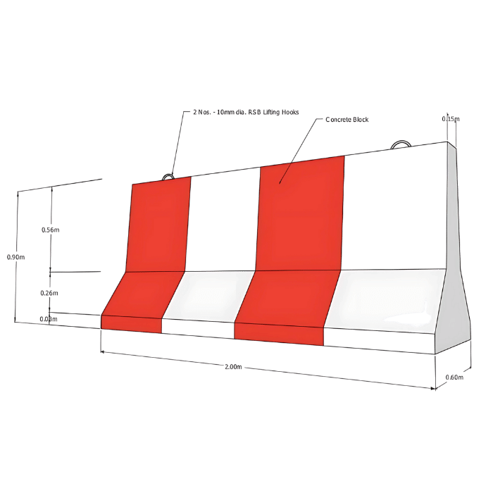 Double-Sided-2-mtr-Concrete-barrier