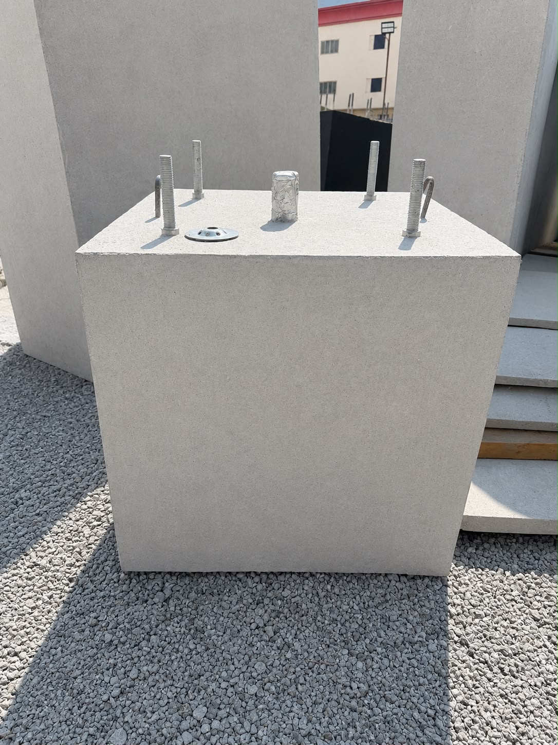 concrete foundation block