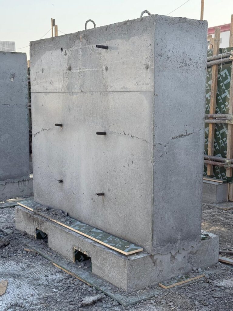 precast concrete boundary wall