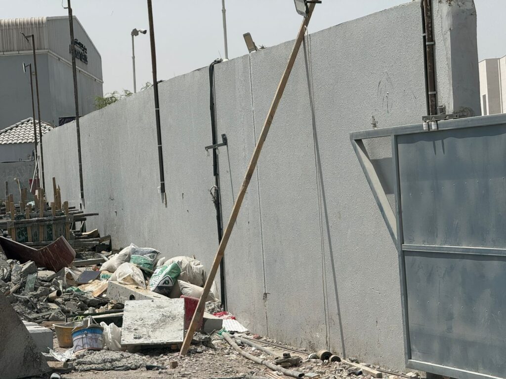 precast indicative wall