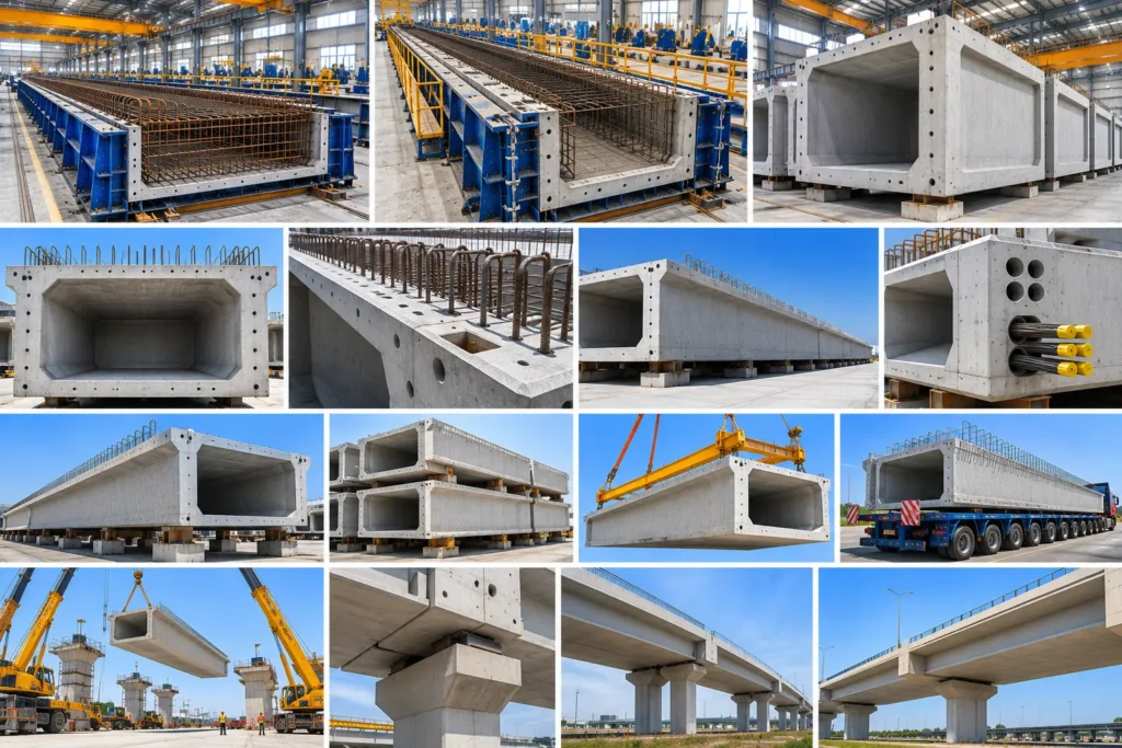 Precast concrete Box Girder