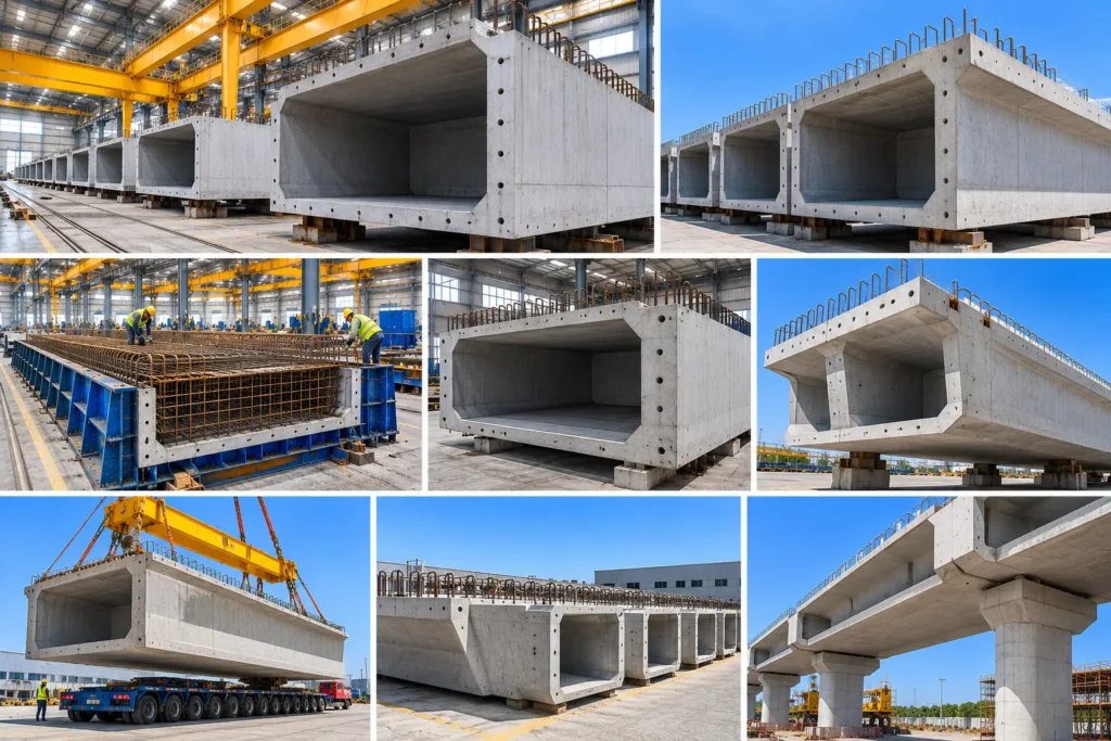 Precast concrete Box Girder