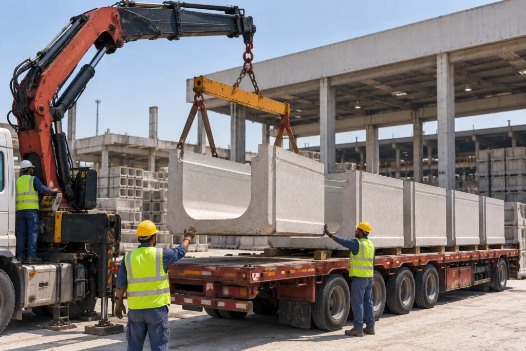 Precast Concrete Channel Lift