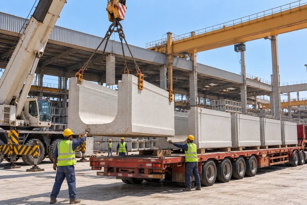 Precast Concrete Channel Lift