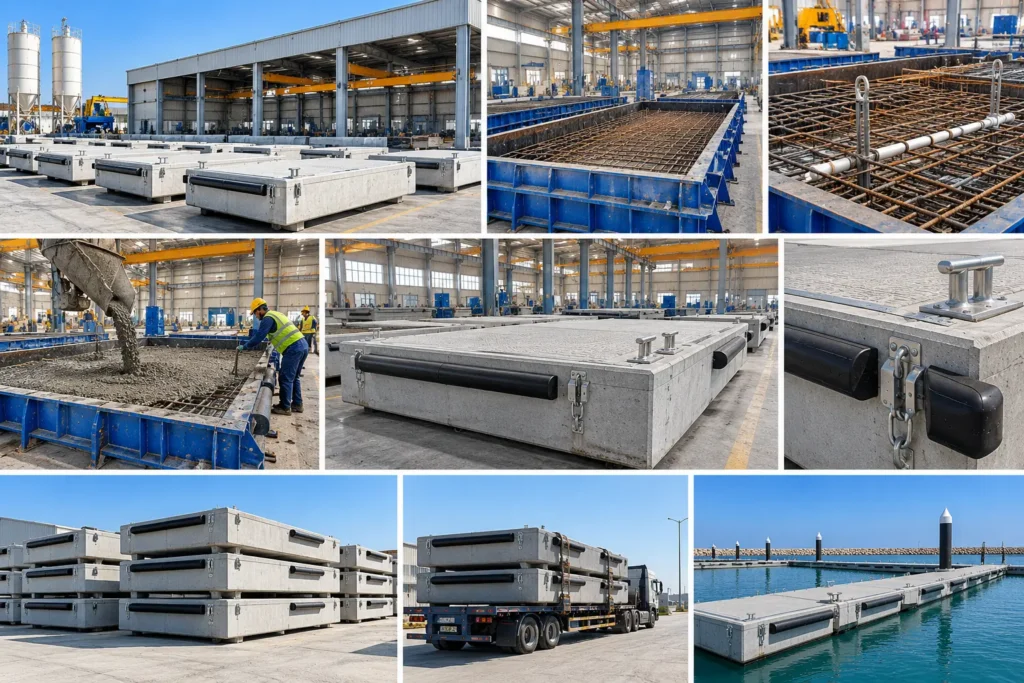 Precast concrete Pontoon