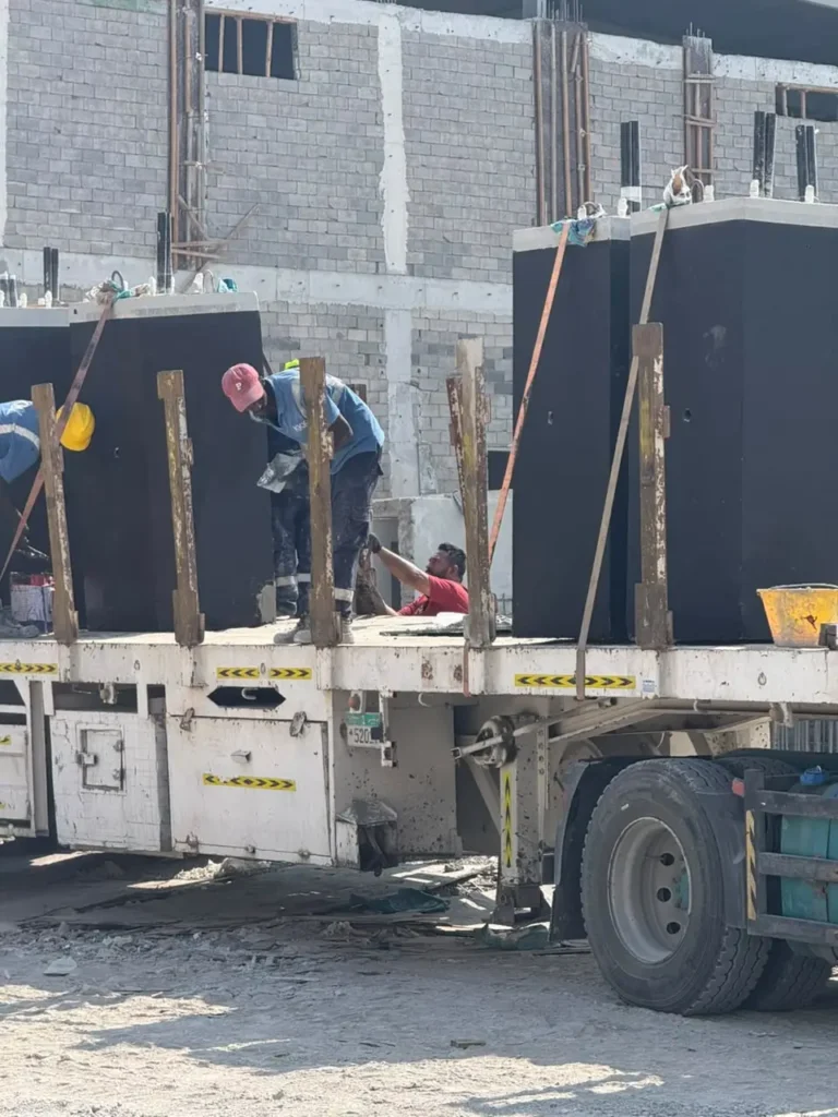 Precast concrete light pole foundation